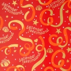 Kerstkadopapier rol 30 cm nr 54